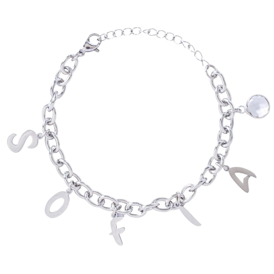 Bracelet with Letter Pendants