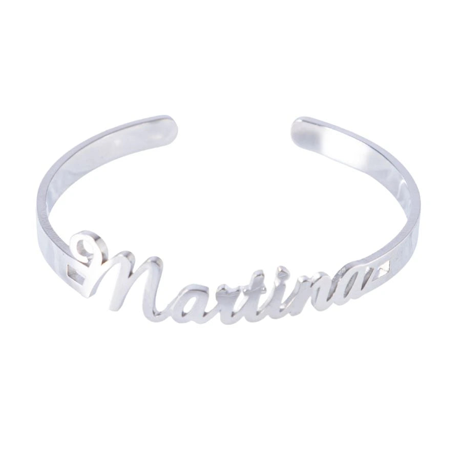 Personalized Open Bangle