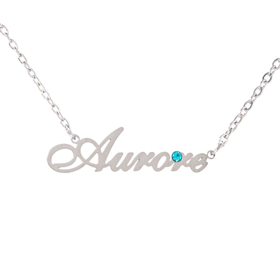 Personalized Necklace with Name & Birthstone