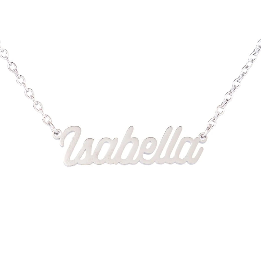 Personalized Name Necklace with Fine Chain